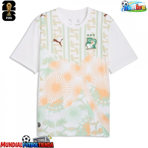 Camiseta Costa de Marfil Segunda Equipación Replica Mundial 2026 mangas cortas